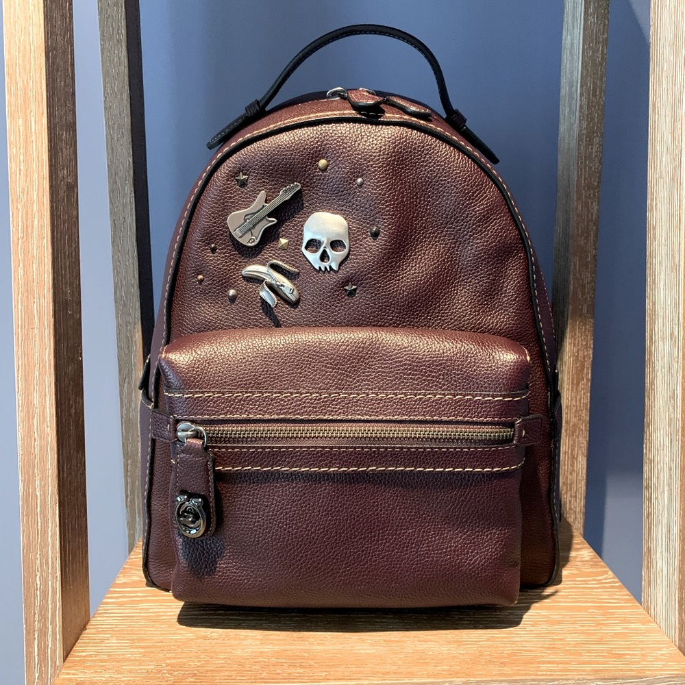 Coach Campus Backpack in Oxblood